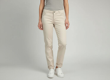 zalando chinosy damskie: Material trousers for women, size M