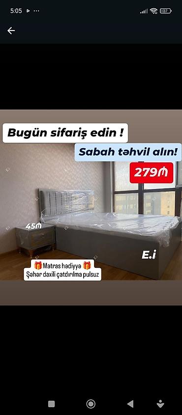 mecmeyi nedir: Məhsul: Yataq dəsti – müxtəlif modellər Xüsusiyyətlər: - Modern — 10