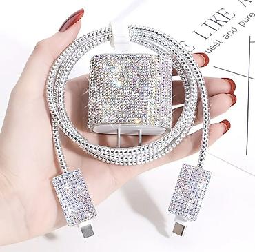 iphone adapter şunuru: Məhsul: Smartfon aksesuarları dəsti – naxışlı qoruyucu örtüklər və — 4