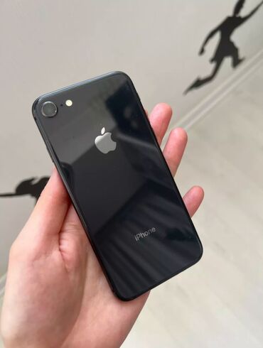 Apple iPhone: IPhone 8, Жаңы, 128 ГБ, Кара, 76 %