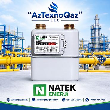 fluum bar 6500: NATEK ENERJİ G4 qaz sayğacı - Məhsul tipi: Mexaniki diafraqmalı qaz — 1