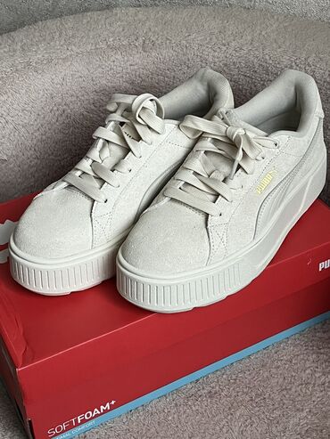 zamuş ayaqqabı: Puma, Ölçü: 37.5, rəng - Bej, Yeni