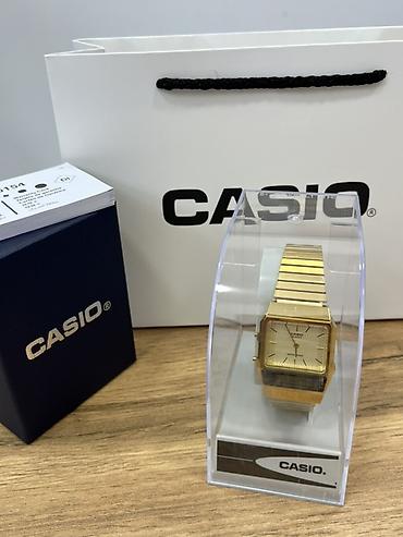 saat kreditle: Yeni, Qol saatı, Casio, rəng - Qızılı — 1