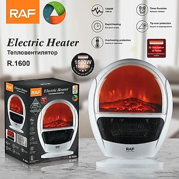 elektrikli radiator: Qızdırıcı 🔥 RAF R.1600 – 1500W Dekorativ Alov Effektli Elektrik — 3