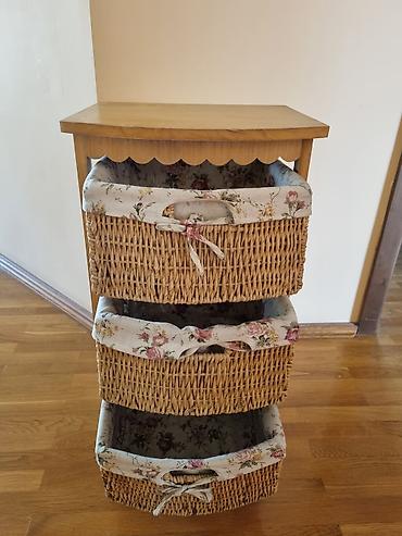 Тумбы для вещей и одежды: Продаю тумба для хранения белья или вещей, можно для ванной или — 9