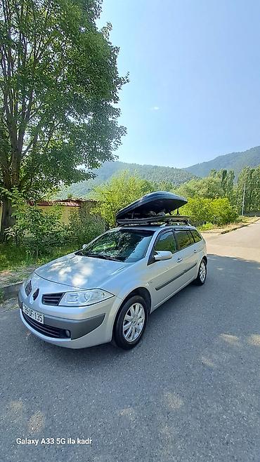 kater satışı: Renault Megane Grandtour – universallı kuzov, gümüşü rəng. Şəhərdən — 1