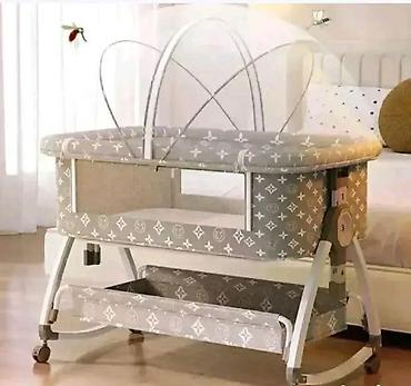mima buggy: Kolevka/krevet za bebe sa mrežom protiv komaraca + dusek NOVO sivi i — 2