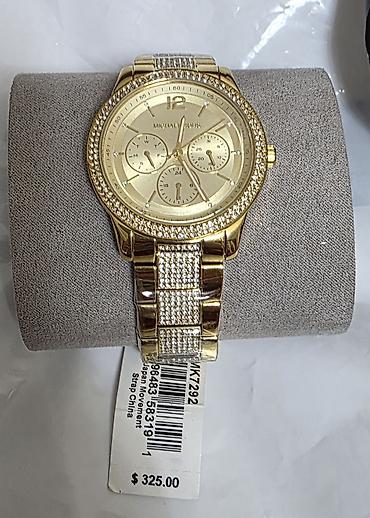 saat michael kors: Yeni, Qol saatı, Michael Kors, rəng - Qızılı — 1