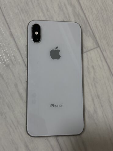 14 про мах айфон: IPhone Xs, Б/у, 64 ГБ, White Titanium, Защитное стекло, Чехол, 70 %