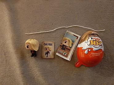 oyuncaq kuklalar: Məhsul: Kinder Joy – One Piece seriyasından miniatür fiqur (Sanji) — 2