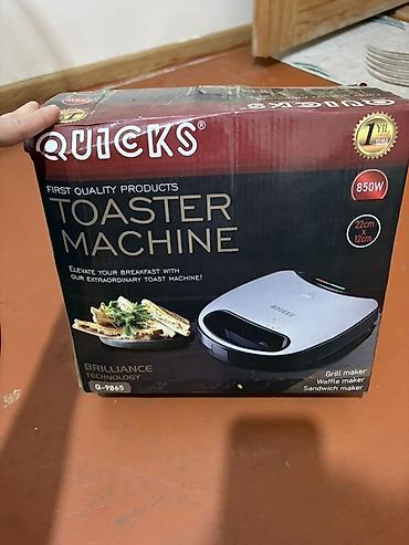 QUICKS Toaster Machine – çoxfunksiyalı toster Xüsusiyyətlər: - Güc