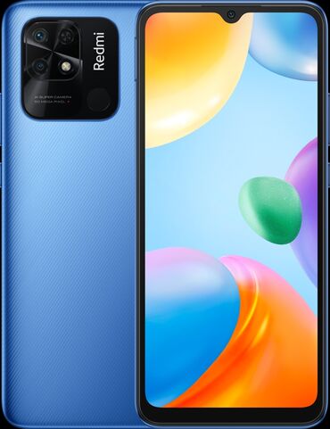 xiaomi redmi note 9 pro бишкек: Xiaomi, Redmi 10C, Колдонулган, 64 ГБ, түсү - Көк, Бөлүп төлөө менен, 2 SIM