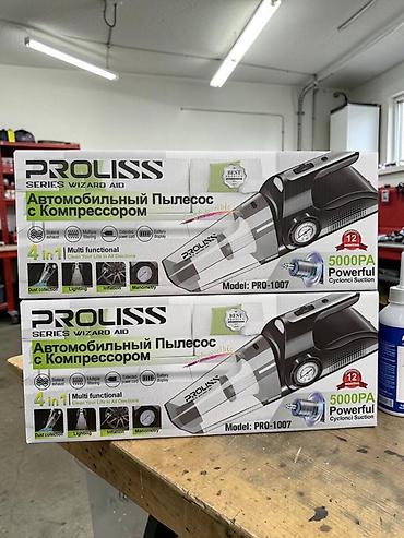 вакуумный компрессор: Автомобильный пылесос с компрессором PROLISS Series Wizard Aid, модель — 1