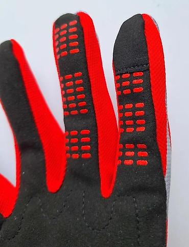 tomos za decu: Biciklističke/motokros rukavice FOX – crveno/siva kombinacija - — 9