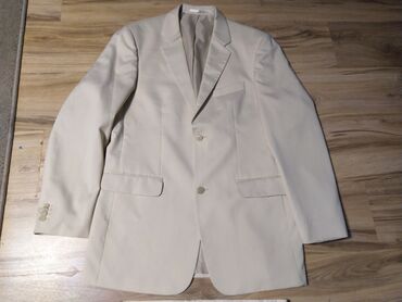 Odela: Muško odelo – komplet sako i pantalone, svetlo bež/šampanj boje. - — 6