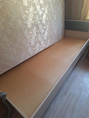 bunk bed: Односпальная кровать, Б/у, С матрасом, длина - 200 см — 3