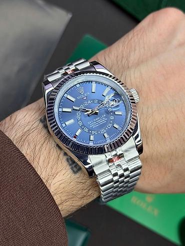 3d saatlar: Yeni, Qol saatı, Rolex, rəng - Mavi — 1