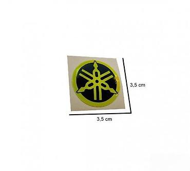 dm tapi: Yamaha fluo žuta - stiker - 948 📌 opis: samolepljivi stiker izradjen — 1