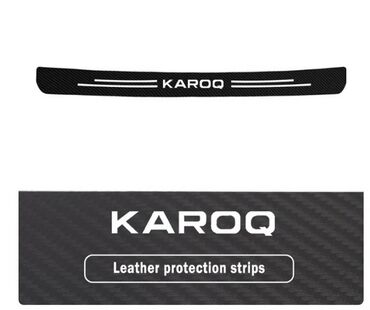 Tuning oprema: Stiker za branik automobila - karbon crveni KAROQ (ŠKODA) Stiker za — 7