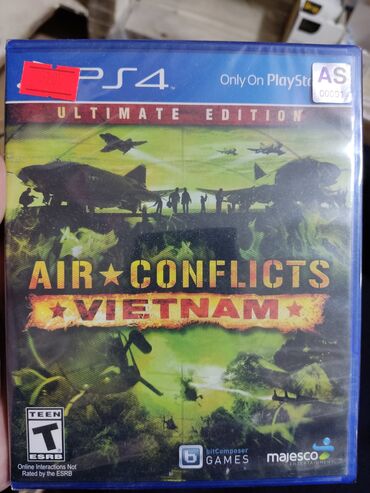 4 b disklər var: Ps4 üçün air conflict vietnam oyun diski. Tam yeni, original