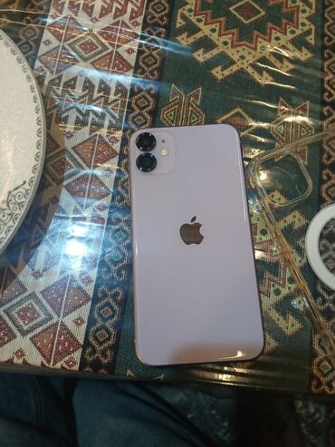 telfon ekranları: IPhone 11, 128 GB, Zəmanət, Simsiz şarj, Face ID