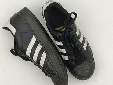 Męskie sneakersy Adidas Superstar w kolorze czarnym z