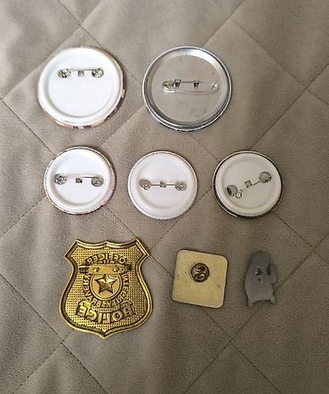 sumka 2020: Kolleksiya nişan və badge dəsti - 7 ədəd dairəvi sancaqlı badge — 2