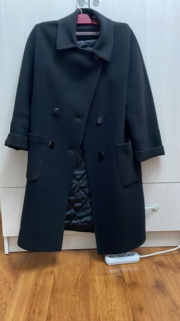 черное пальто купить: Пальто, Зима, L (EU 40)