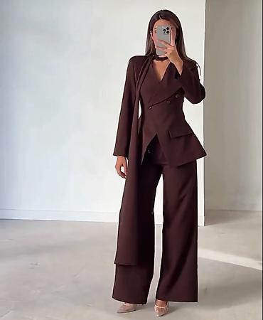 Kompleti: 🔥Ženski elegantni komplet – sako i široke pantalone
✅3600 din — 9