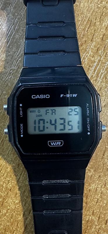 forerunner 965: CASIO F-91W — легендарные цифровые наручные часы в классическом черном — 3