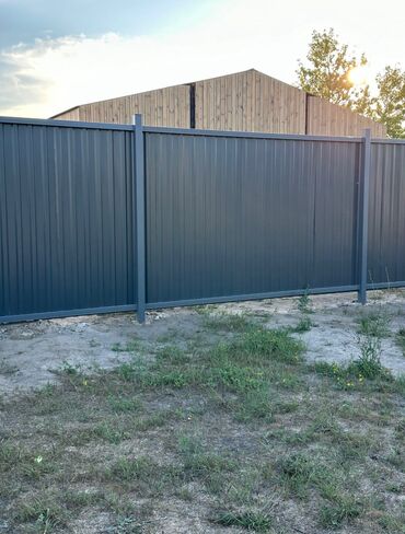 Профлисты для заборов: Заборы из профнастила под ключ - Материал: стальной профнастил с — 6