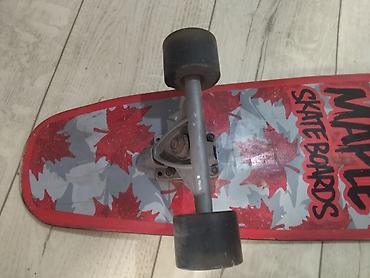 Детские скейты: Лонгборд Maple Skateboards - Дека: вытянутая форма pintail, широкая — 3