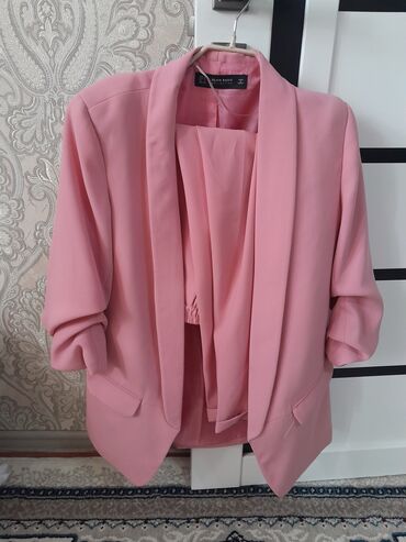 розовый пиджак: Брючный костюм, Пиджак, Турция, Осень-весна