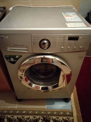 toshiba paltaryuyan xeta kodlari: Paltaryuyan maşın LG, 8 kq, İşlənmiş, Avtomat, Qurutma var, Ünvandan götürmə