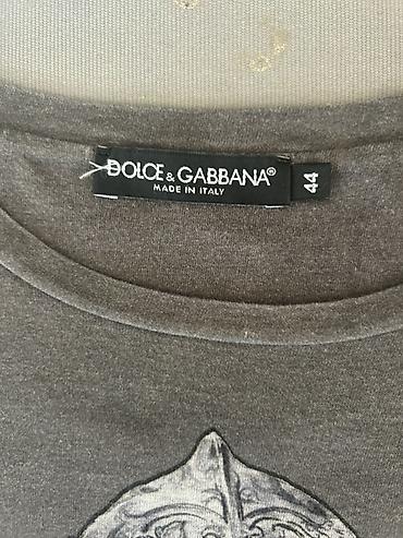 Kişi geyimləri: Futbolka, Dolce & Gabbana, rəng - Boz — 2