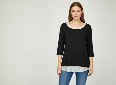 elegancka bluzka damska plus size: Orsay, Жіноча блуза, розмір S