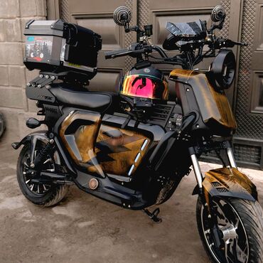 электромотоцикл купить бишкек: N8 SPORT 6.0 Макс скорость: До 65 км/ч Пробег на одном заряде: 90