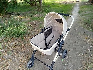 uşaqlar ucun hərbi geyim: Uşaq arabası – carrycot/lyulka tipli, bej rəngdə - Geniş lyulka — 3