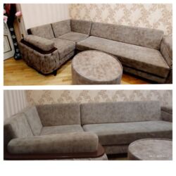 Qonaq otağı dəstləri: Künc divan, İşlənmiş, Açılmayan, Bazalı