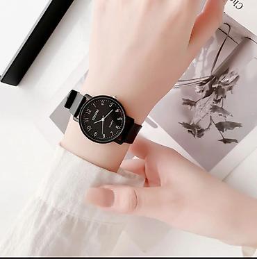 gun eynəyi: Xanımlar və bəylər üçün Fosfor İşıqlı Minimalist Moda Kvars Saatı — 5