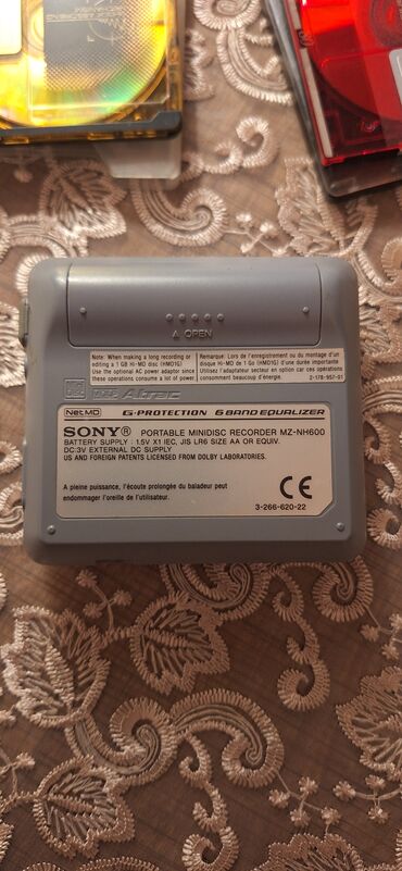 Minidisk və disk pleyerlər: Mini disk Sony walkman Mz Nh 600 original işlənməyib mp3 yazmaq minus -da lalafo.az — 6 Minidisk və disk pleyerlər: Mini disk Sony walkman Mz Nh 600 original işlənməyib mp3 yazmaq minus — 6
