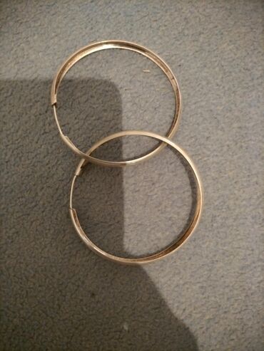 h: Hoop earrings, Handmade, Material: Silver