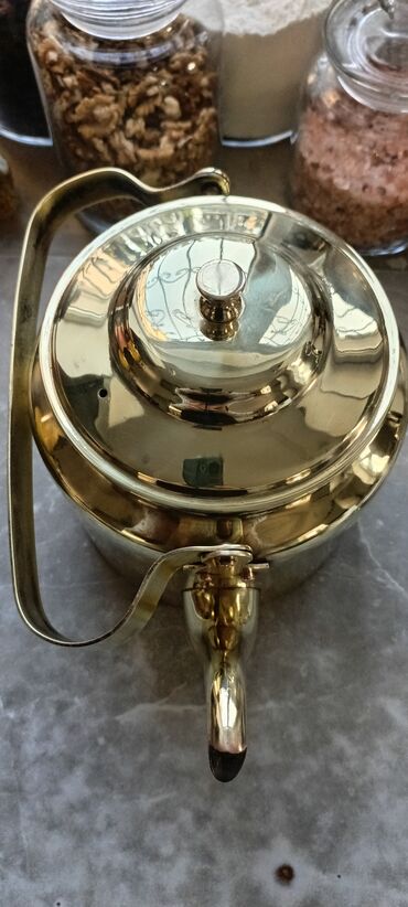 Çaydanlar: İşlənmiş, rəng - Qızılı, Çaydan, 3-dən çox l, Rusiya — 11