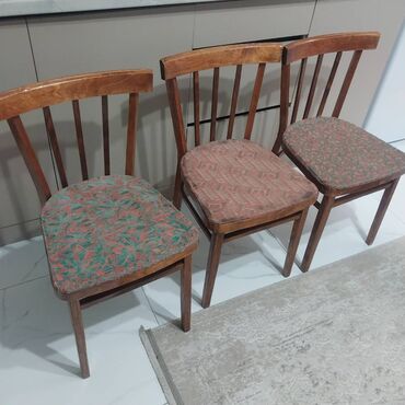 продажа стульев для кухни: Стул для кухни, Б/у, Другой материал, цвет - Коричневый