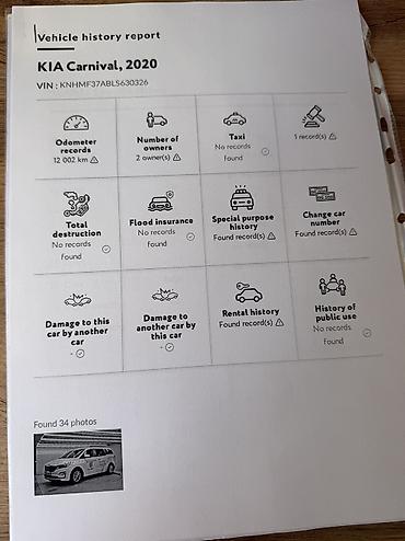 Другие автомобили: Продам Kia Carnival (ноябрь 2019) — состояние нового авто! Цвет: Белый — 10