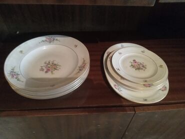 набор для рисования в баку: Обеденный набор, цвет - Белый, Фарфор