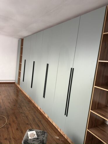 Кухонные гарнитуры: Кухонный гарнитур, Новый, цвет - Серый, МДФ, Бесплатная доставка — 14