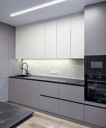 Кухонные гарнитуры: Кухонные гарнитуры под заказ в современном минималистичном стиле. - — 7