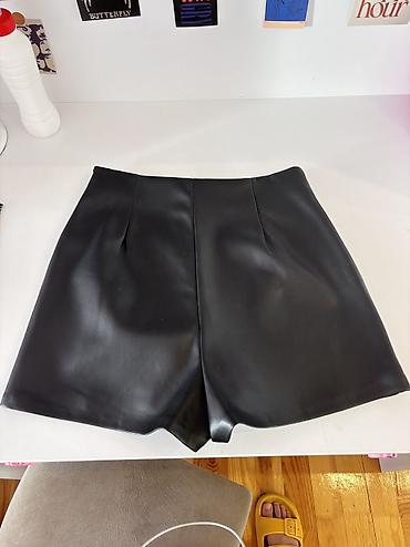 шапка новая: Мини Юбка, New Yorker, Кожа, XS — 3