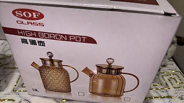 pot: Стеклянный чайник SOF Glass High Boron Pot - Материал: жаропрочное — 1